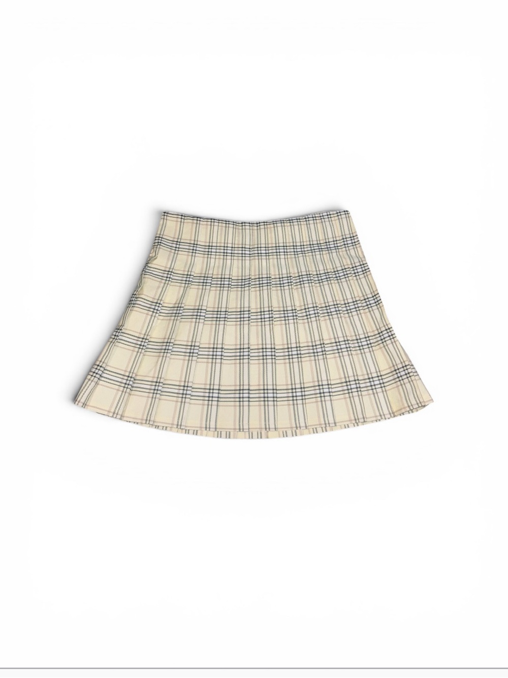 No Boundaries  Plaid Pleated Mini Skirt size Large